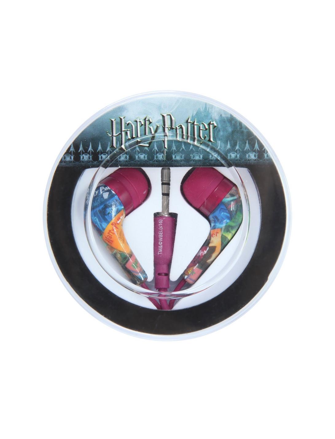 Harry Potter Book Covers Print Earbuds, , hi-res