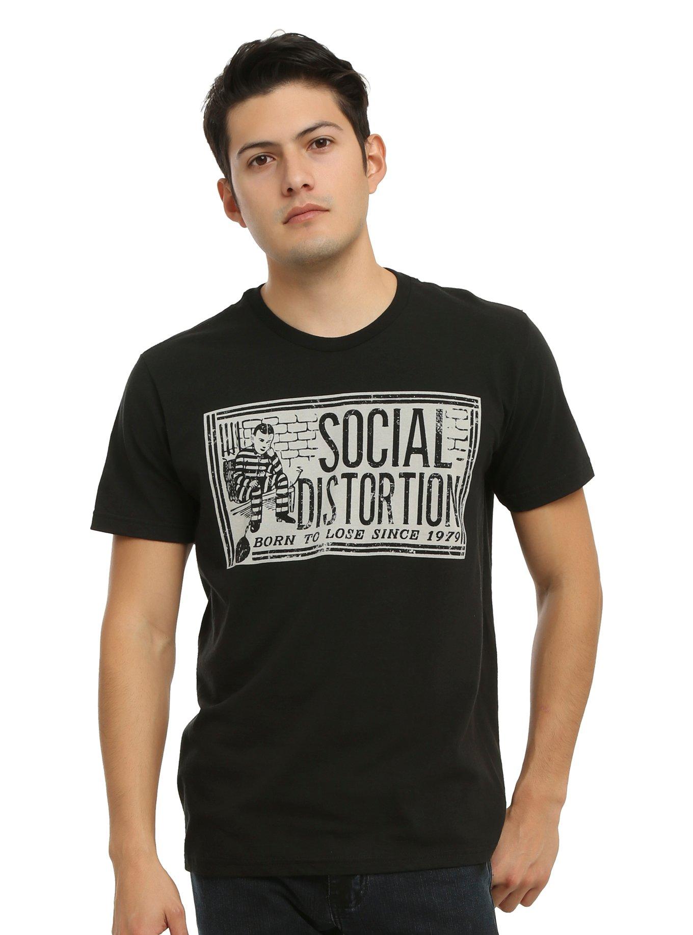 Social Distortion Born To Lose T-Shirt, BLACK, hi-res