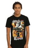 Attack On Kitten T-Shirt, BLACK, hi-res