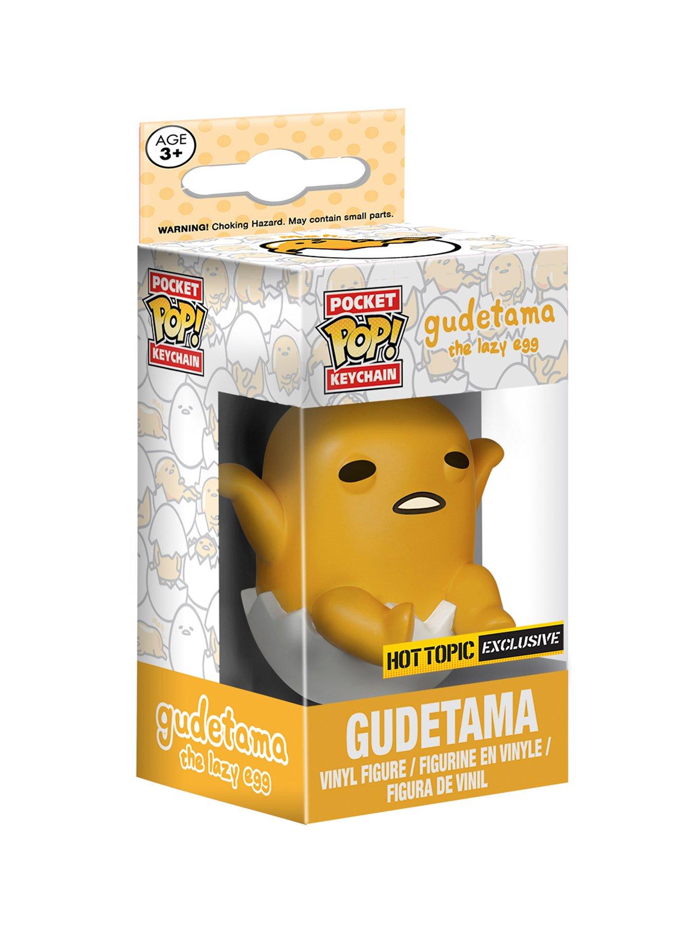 Funko Sanrio Pop! Gudetama Vinyl Key Chain Hot Topic Exclusive, , hi-res