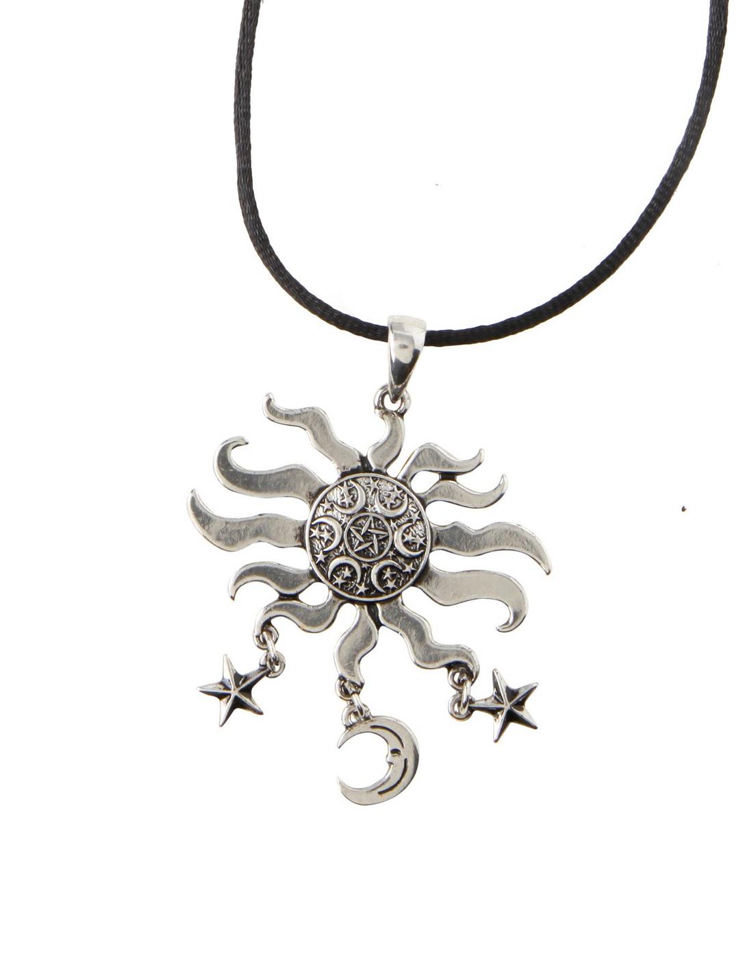 Pentagram Celestial Cord Necklace, , hi-res