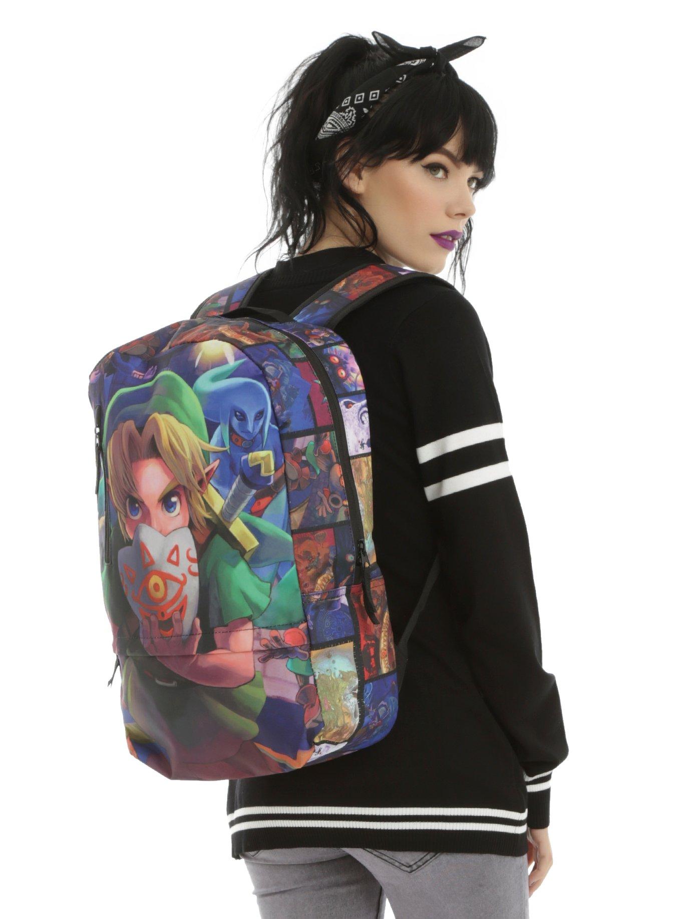 The Legend Of Zelda: Majora's Mask Flat Front Backpack, , hi-res