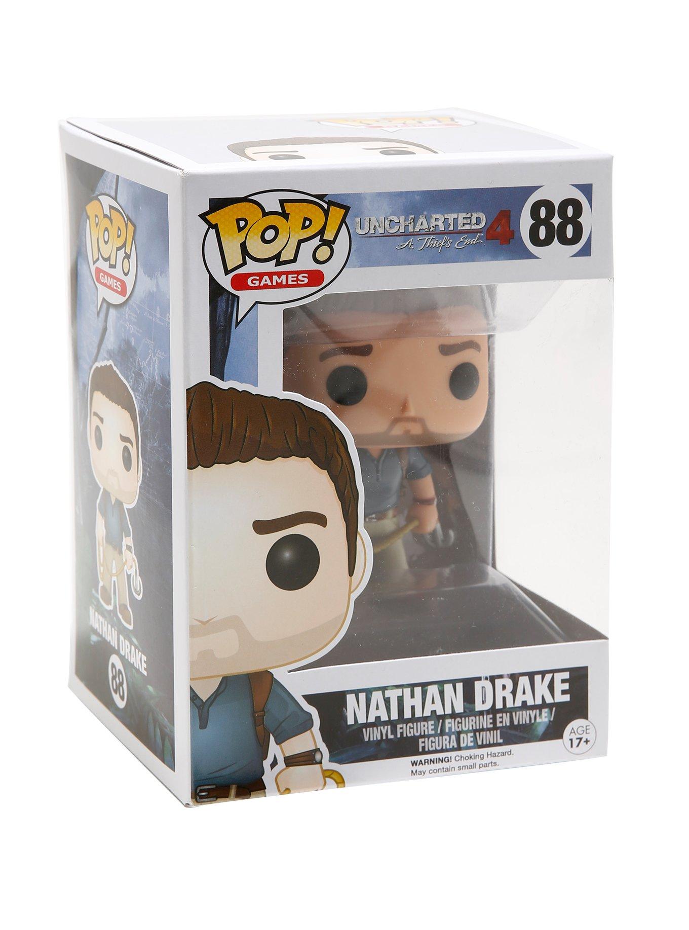  Funko POP Games: Uncharted Action Figure - Nathan Drake : Toys  & Games