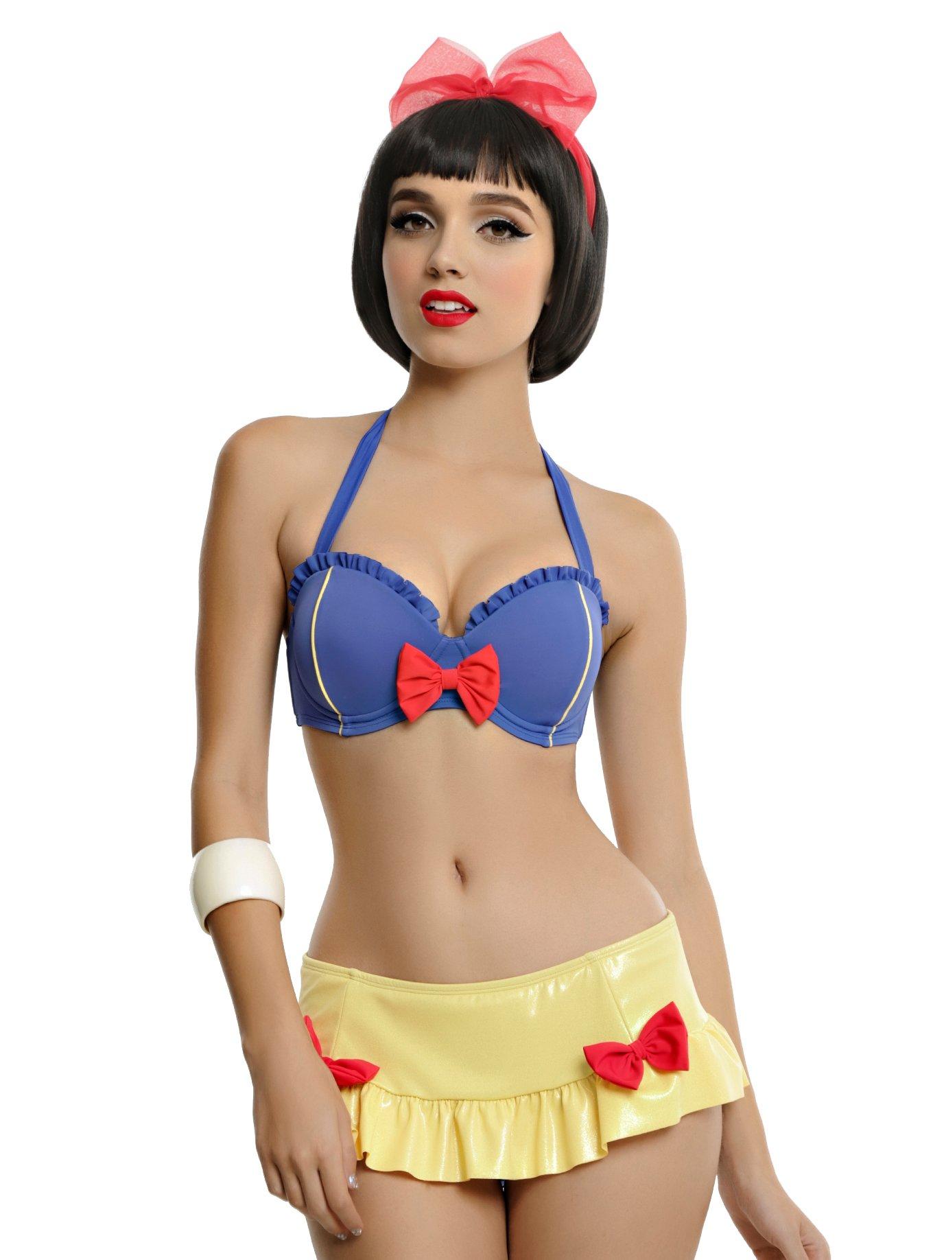 Disney Snow White Swim Top, BLUE, hi-res