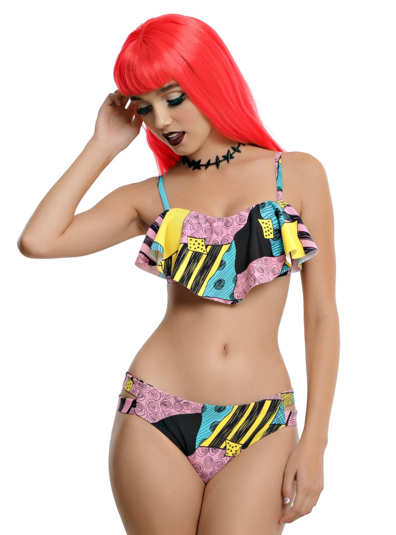 The Nightmare Before Christmas Sally Swim Top, MULTI, hi-res