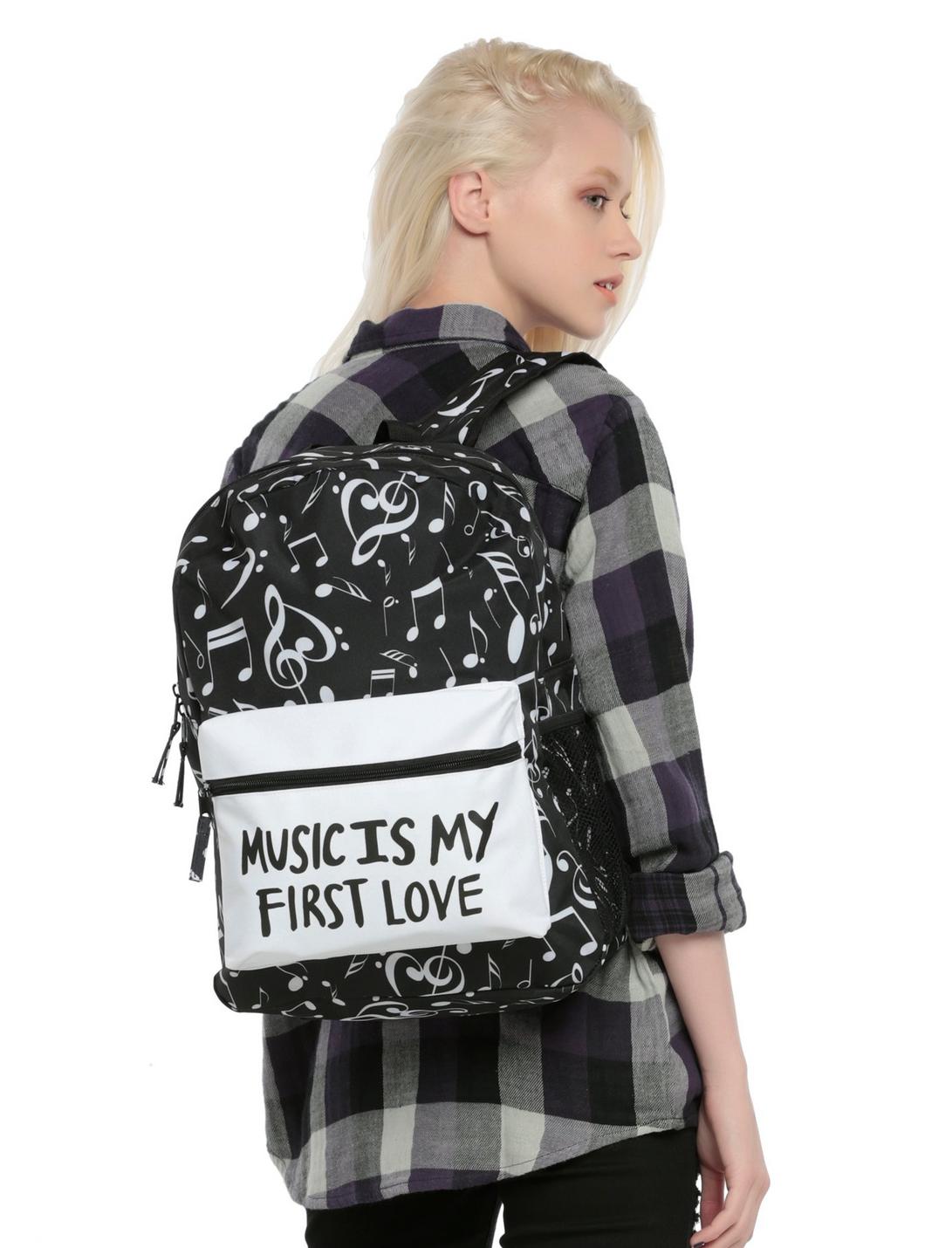 Music Is My First Love Backpack, , hi-res