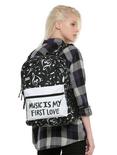 Music Is My First Love Backpack, , hi-res