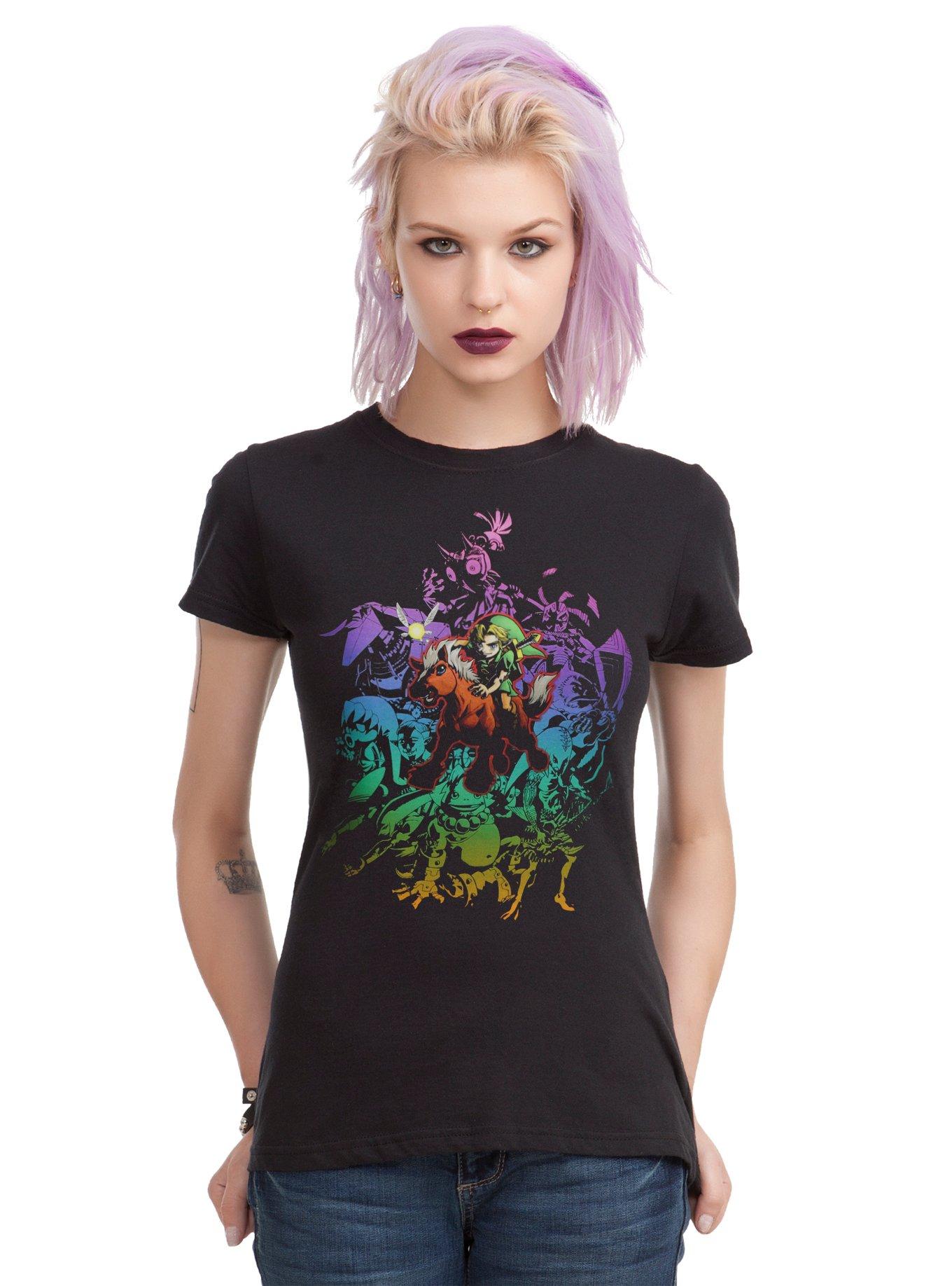 The Legend Of Zelda: Majora's Mask 3D Rainbow Epona Girls T-Shirt | Hot ...