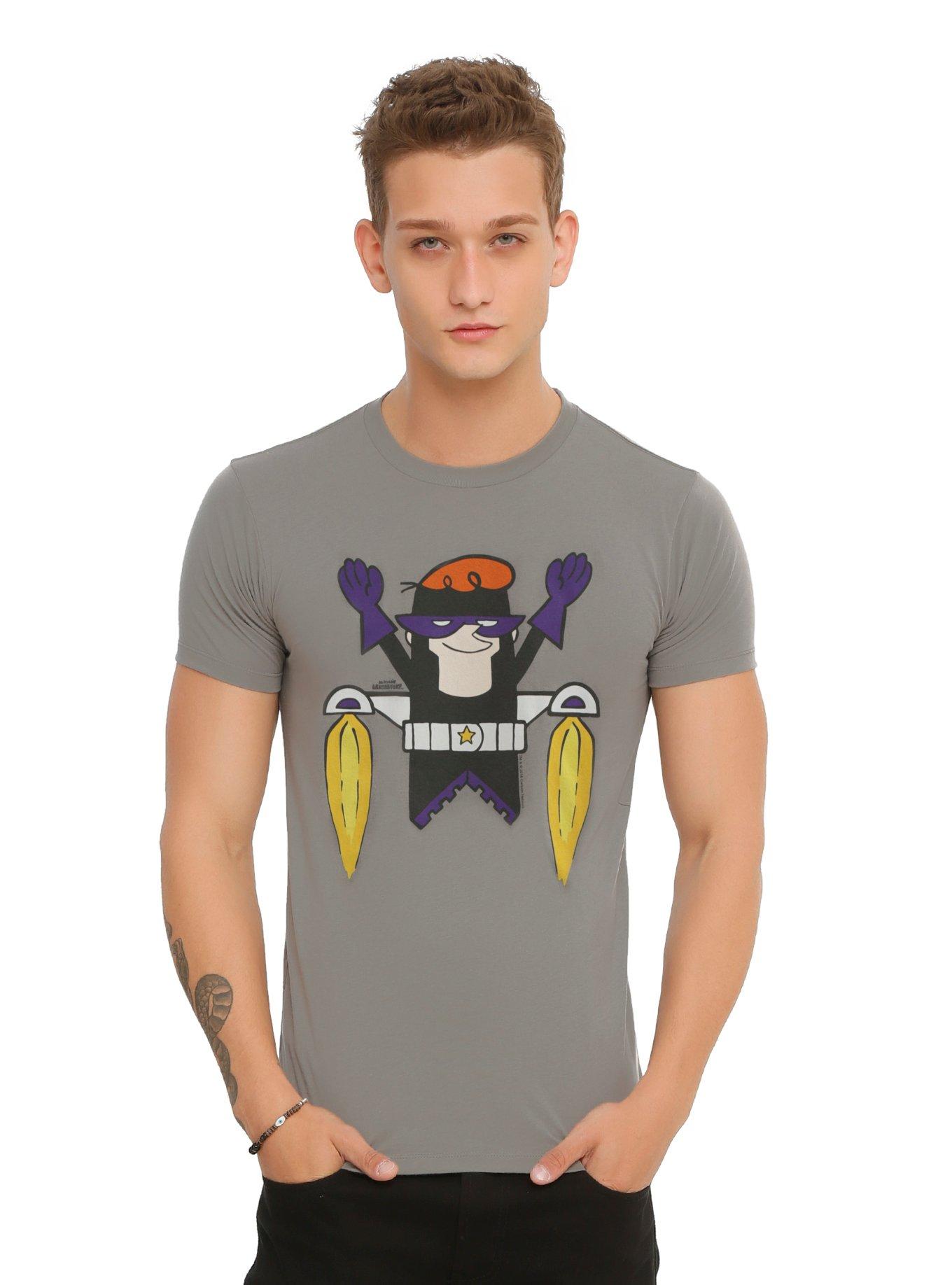 Dexter's Laboratory Superhero T-Shirt, GREY, hi-res