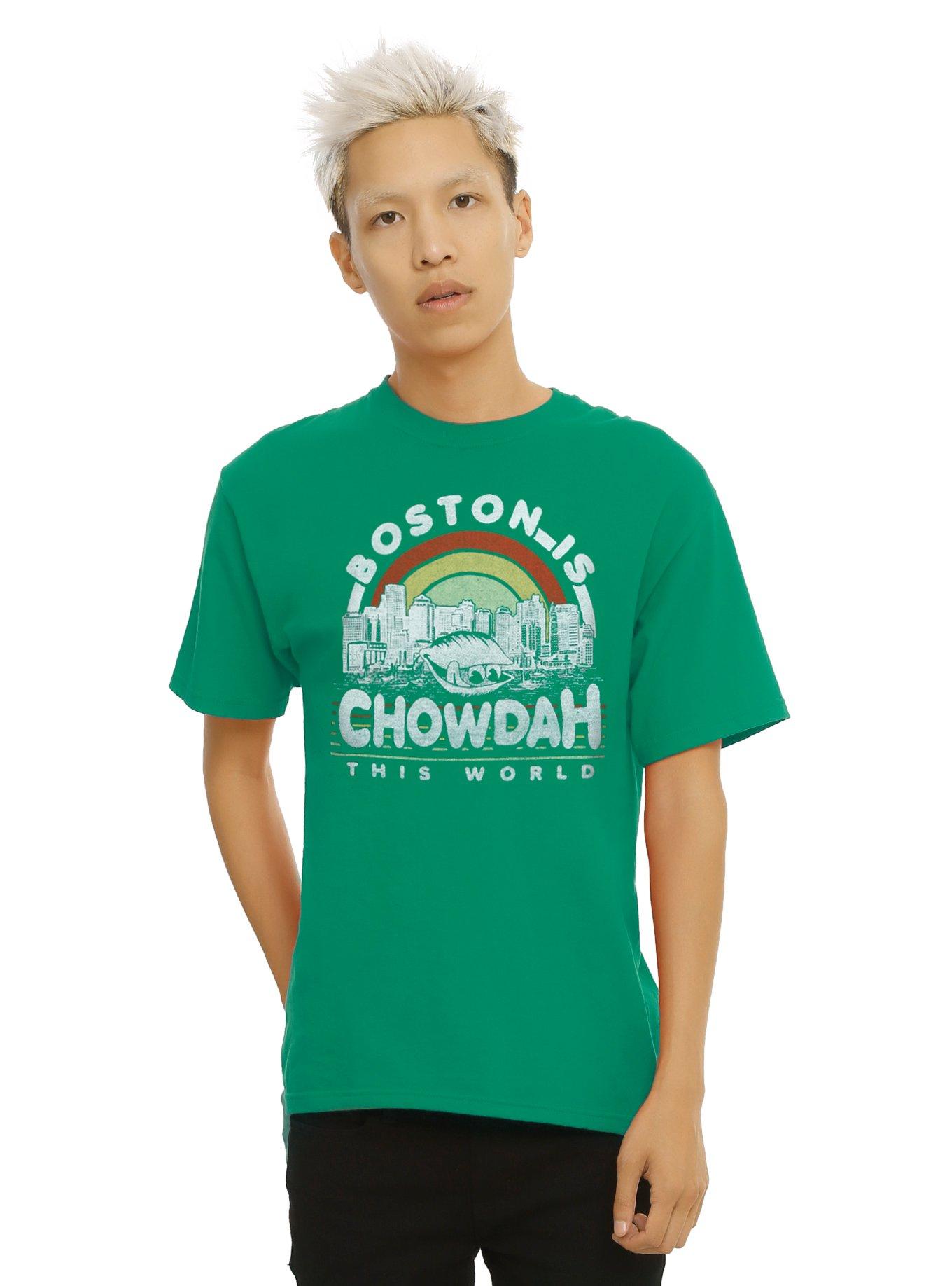 Boston Chowdah T-Shirt, GREEN, hi-res