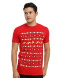 Marvel Deadpool Holiday Fair Isle T-Shirt, , hi-res
