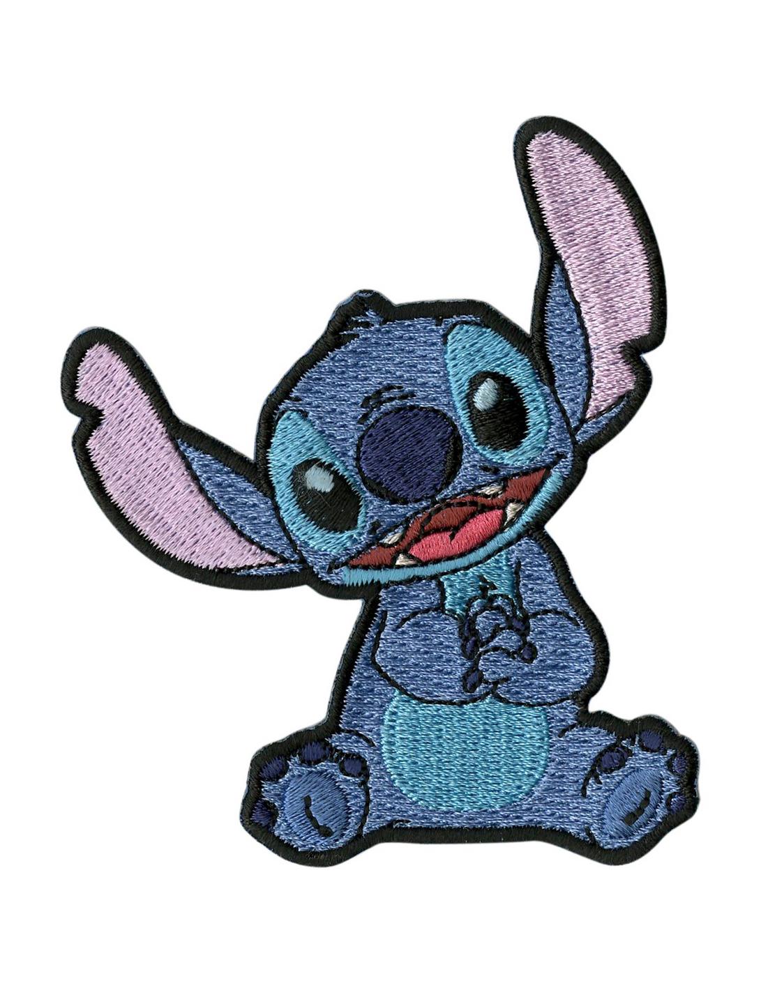 Disney Lilo & Stitch Stitch Iron-On Patch, , hi-res