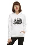 5 Seconds Of Summer Band Logo Girls Hoodie, WHITE, hi-res