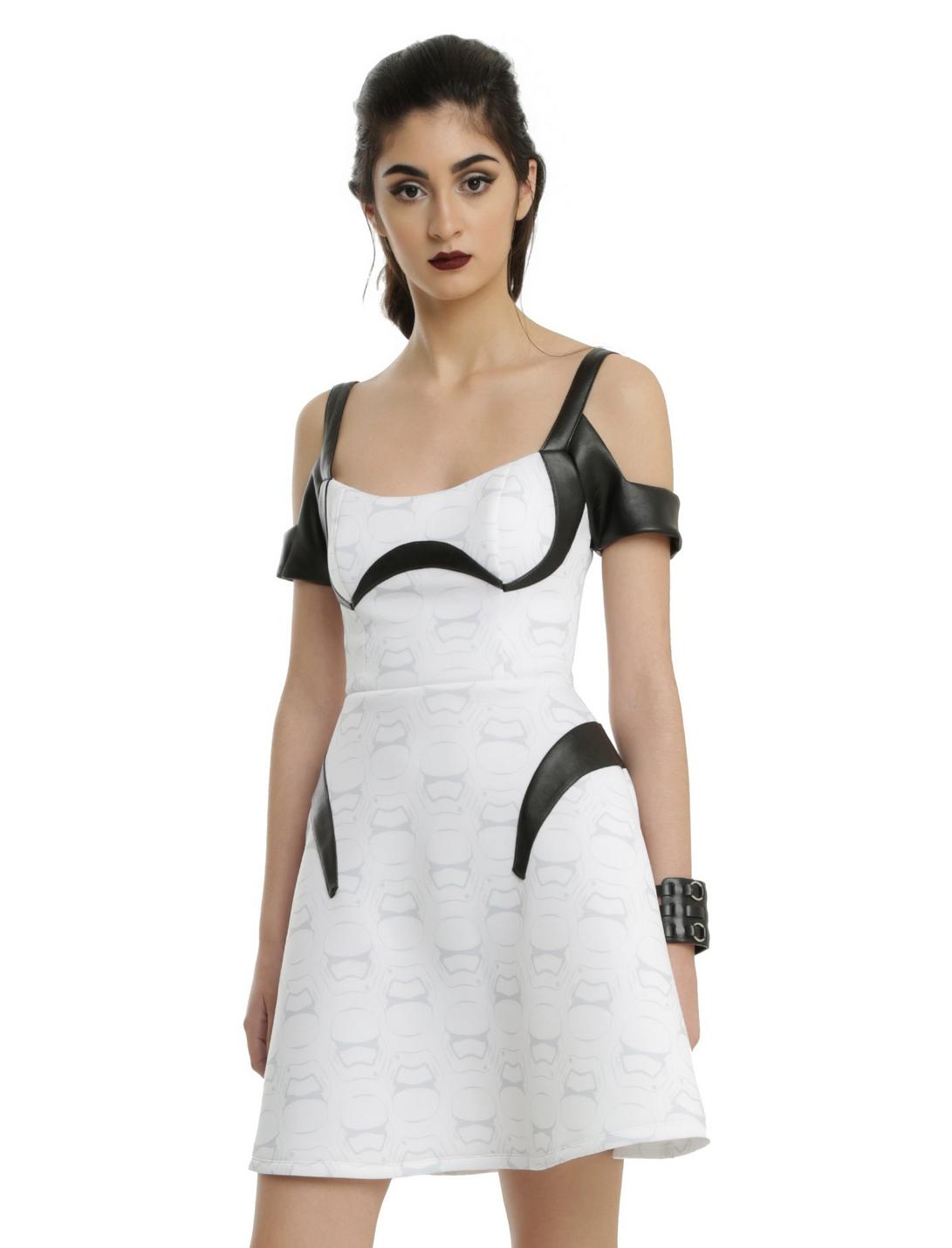 Star Wars By Her Universe Stormtrooper Dress, WHITE, hi-res