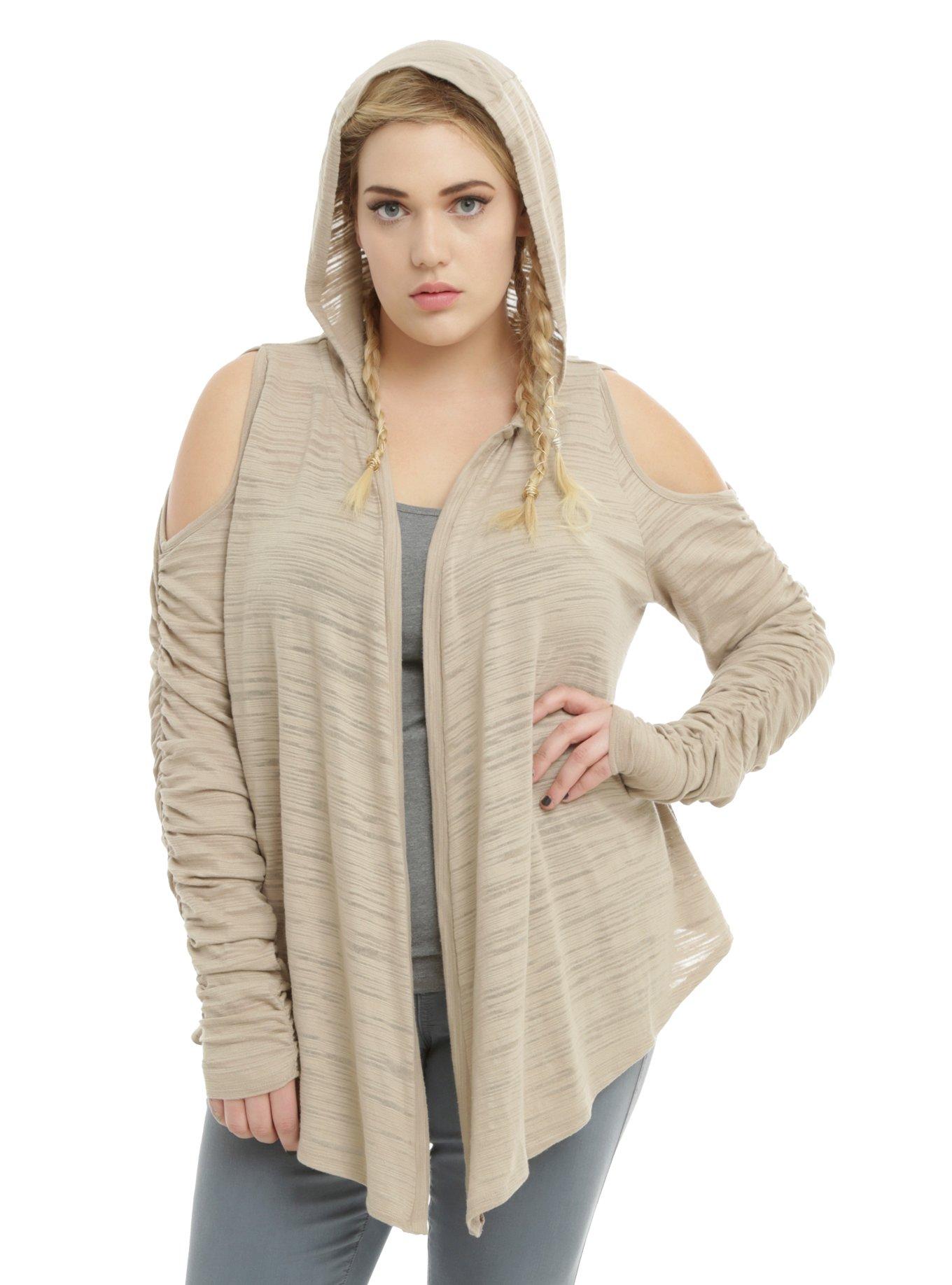 Plus size flyaway outlet cardigan