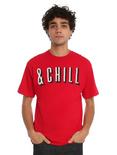 & Chill T-Shirt, RED, hi-res