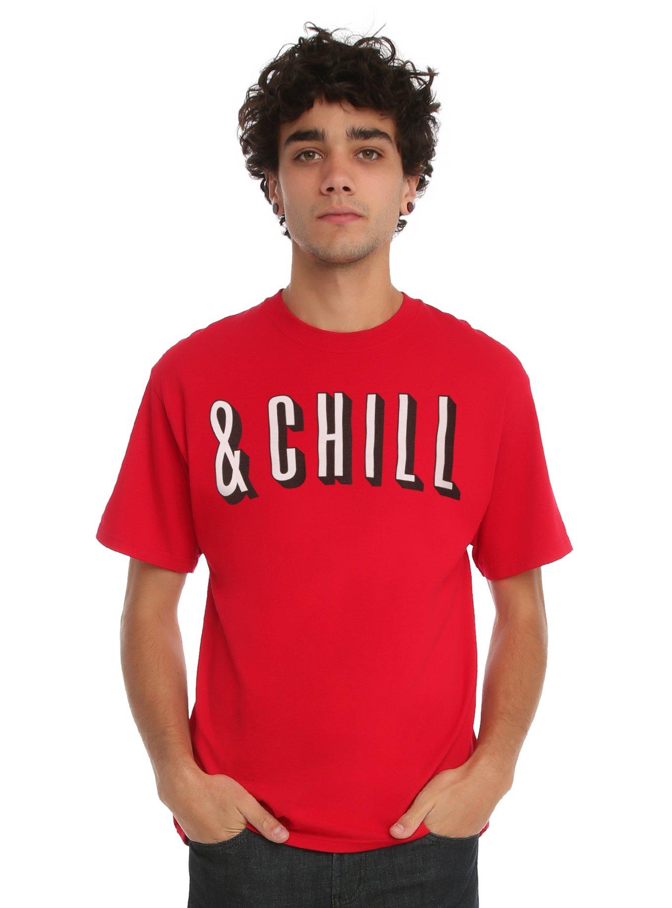 & Chill T-Shirt, RED, hi-res