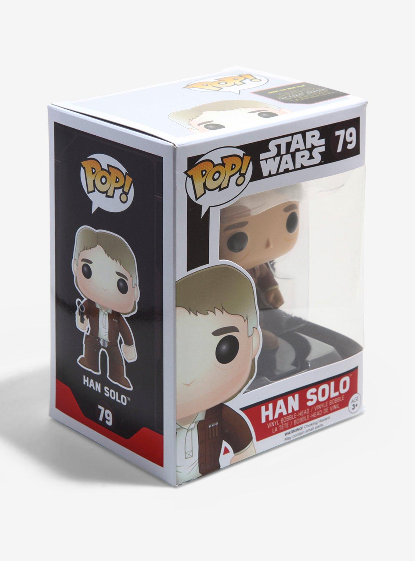Funko Pop! Star Wars: The Force Awakens Han Solo Bobble-Head Vinyl Figure, , hi-res