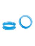 Kaos Softwear Blue Glow Earskin Eyelet Plug 2 Pack, BLUE, hi-res