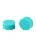 Acrylic Teal Smooth Touch Saddle Plug 2 Pack, BLUE, hi-res