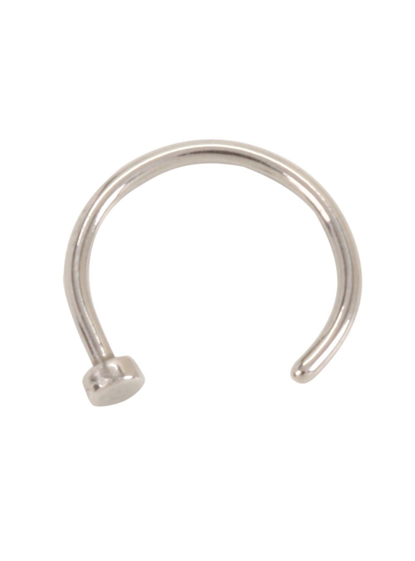 20G Steel Nose Hoop, , hi-res view 1