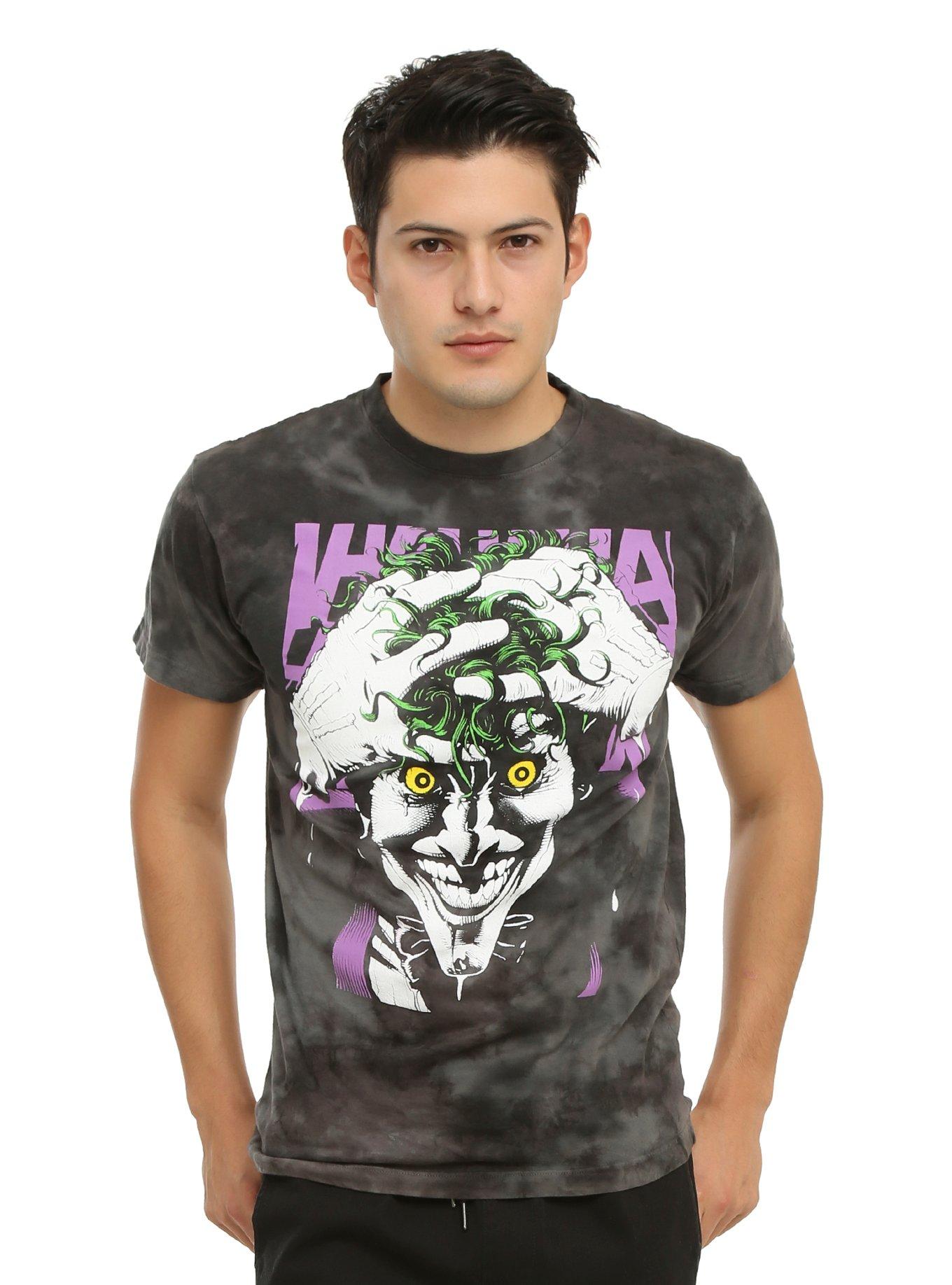 DC Comics Batman The Joker Haha Cloud Wash T-Shirt, , hi-res