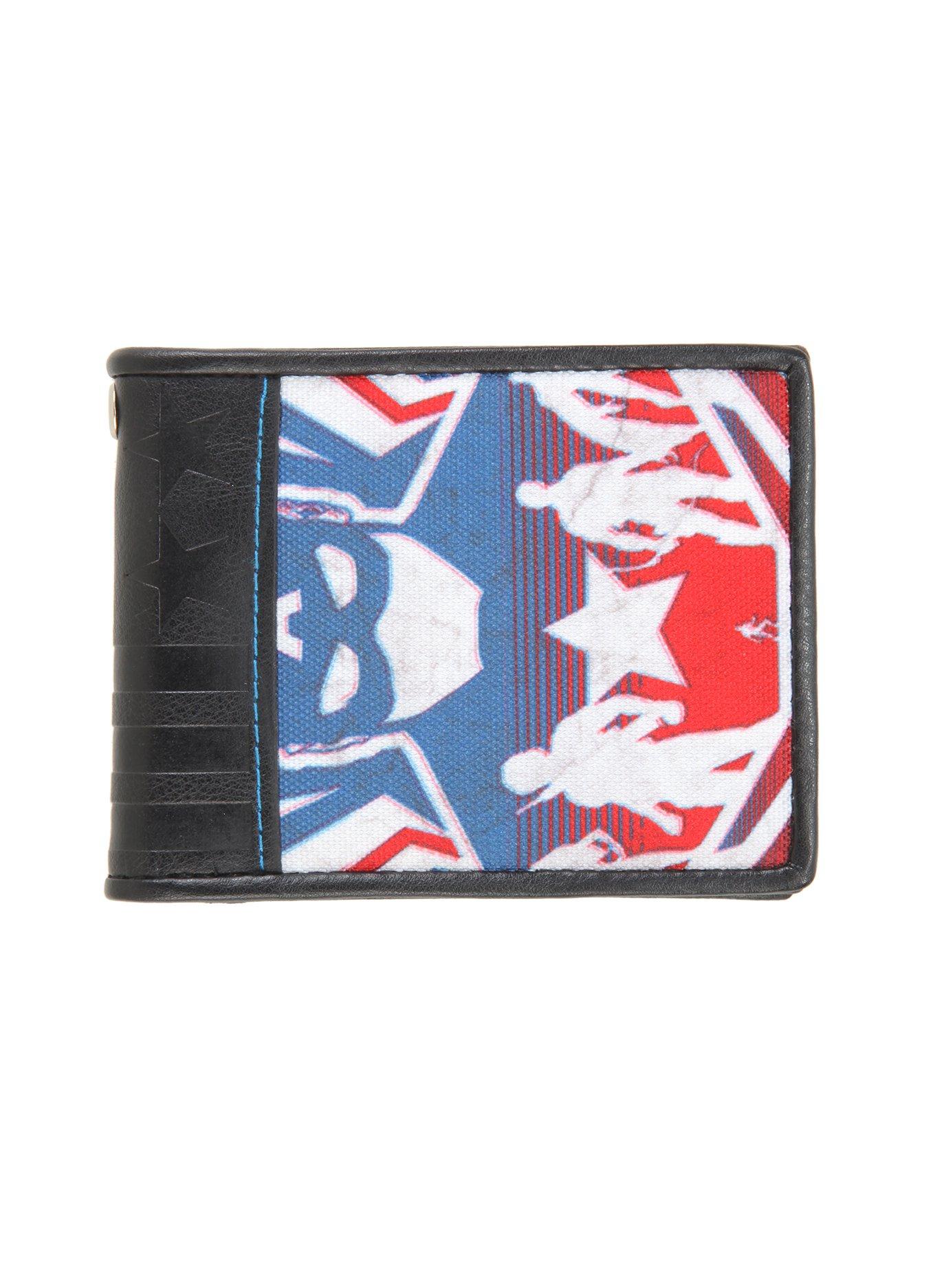 Marvel Captain America Stripe Civil War Bi-Fold Wallet, , hi-res