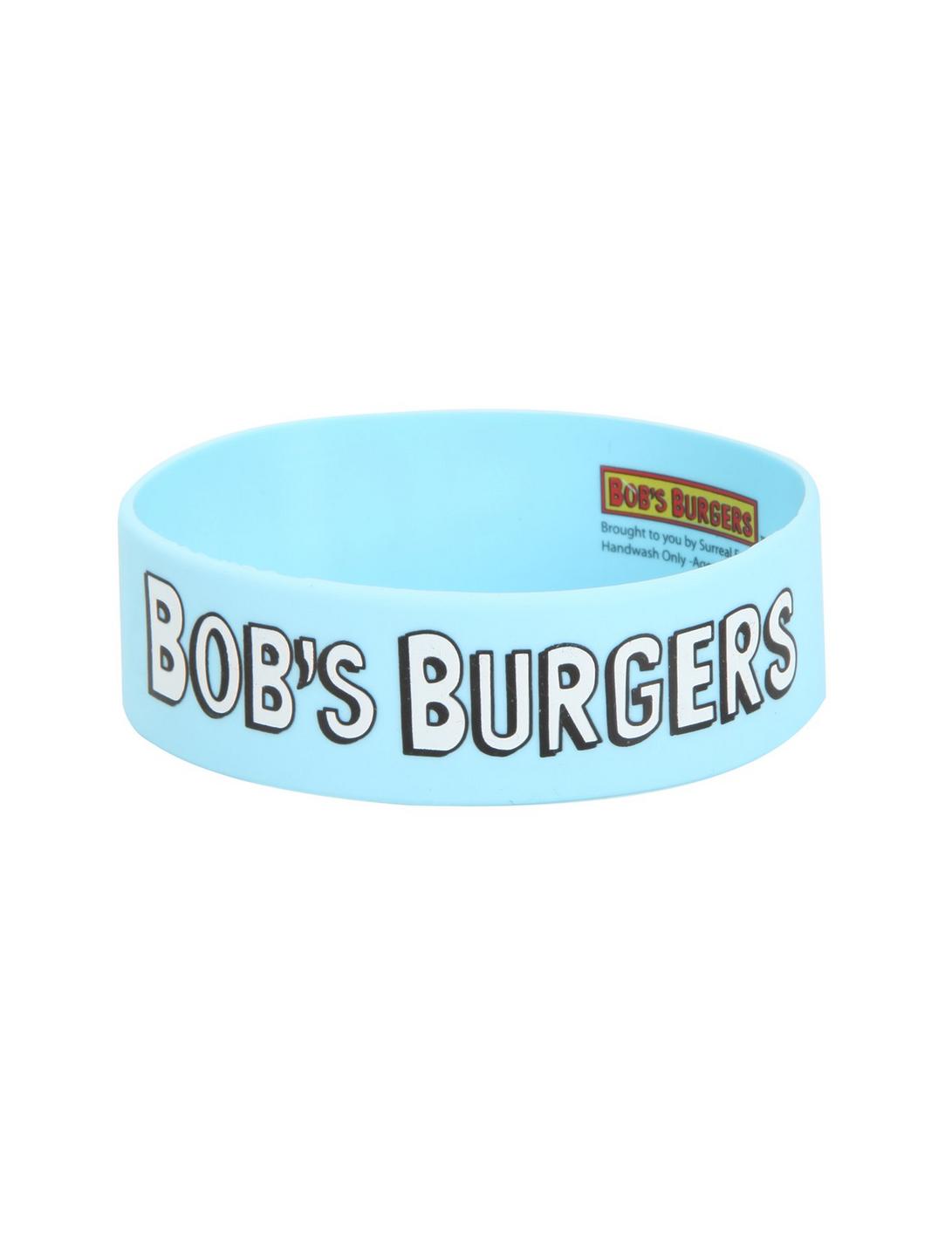 Bob's Burgers Head Silhouettes Rubber Bracelet, , hi-res