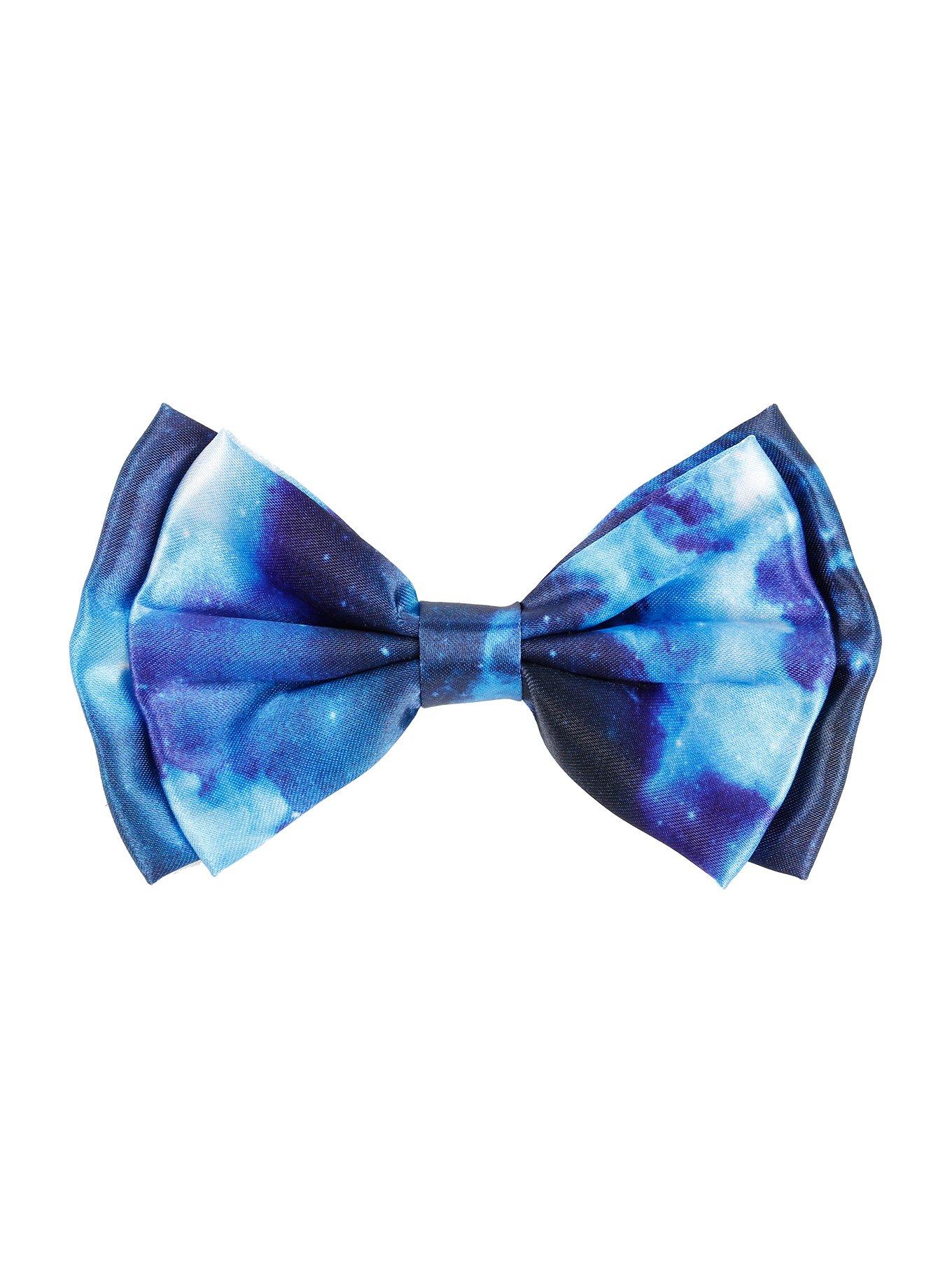 Blackheart Blue Galaxy Hair Bow Hot Topic