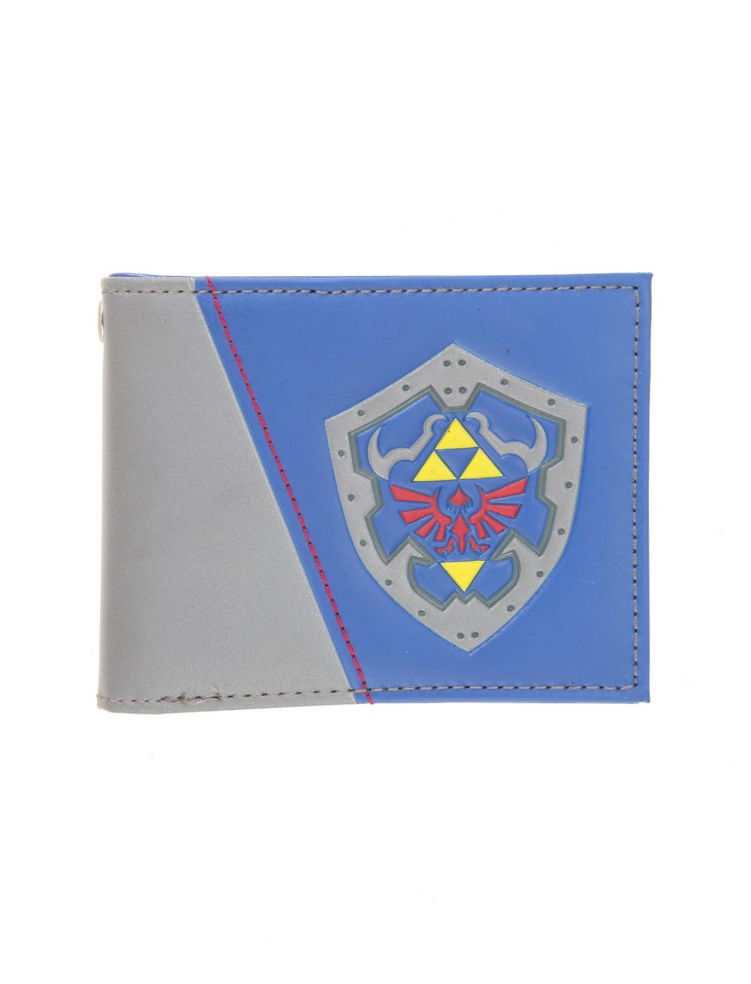 The Legend Of Zelda Shield Bi-Fold Wallet, , hi-res