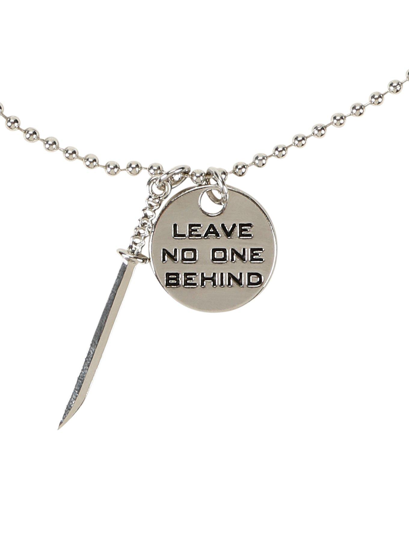 The Walking Dead Leave No One Behind Shot Bead Necklace, , hi-res