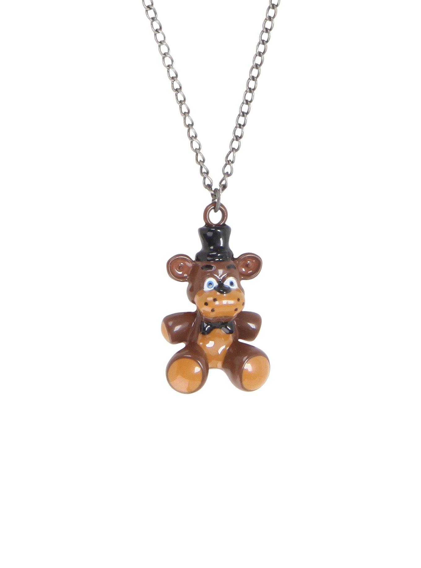 Five Nights At Freddy's Necklace FNAF Bonnie Foxy Freddy Fazbear Bear  Figure Necklace Pendant Toys Gifts for Friends