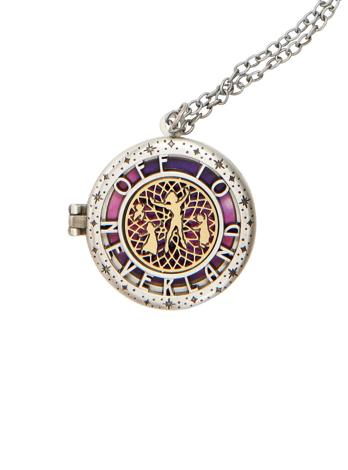 Disney Peter Pan Off To Neverland Locket Necklace, , hi-res