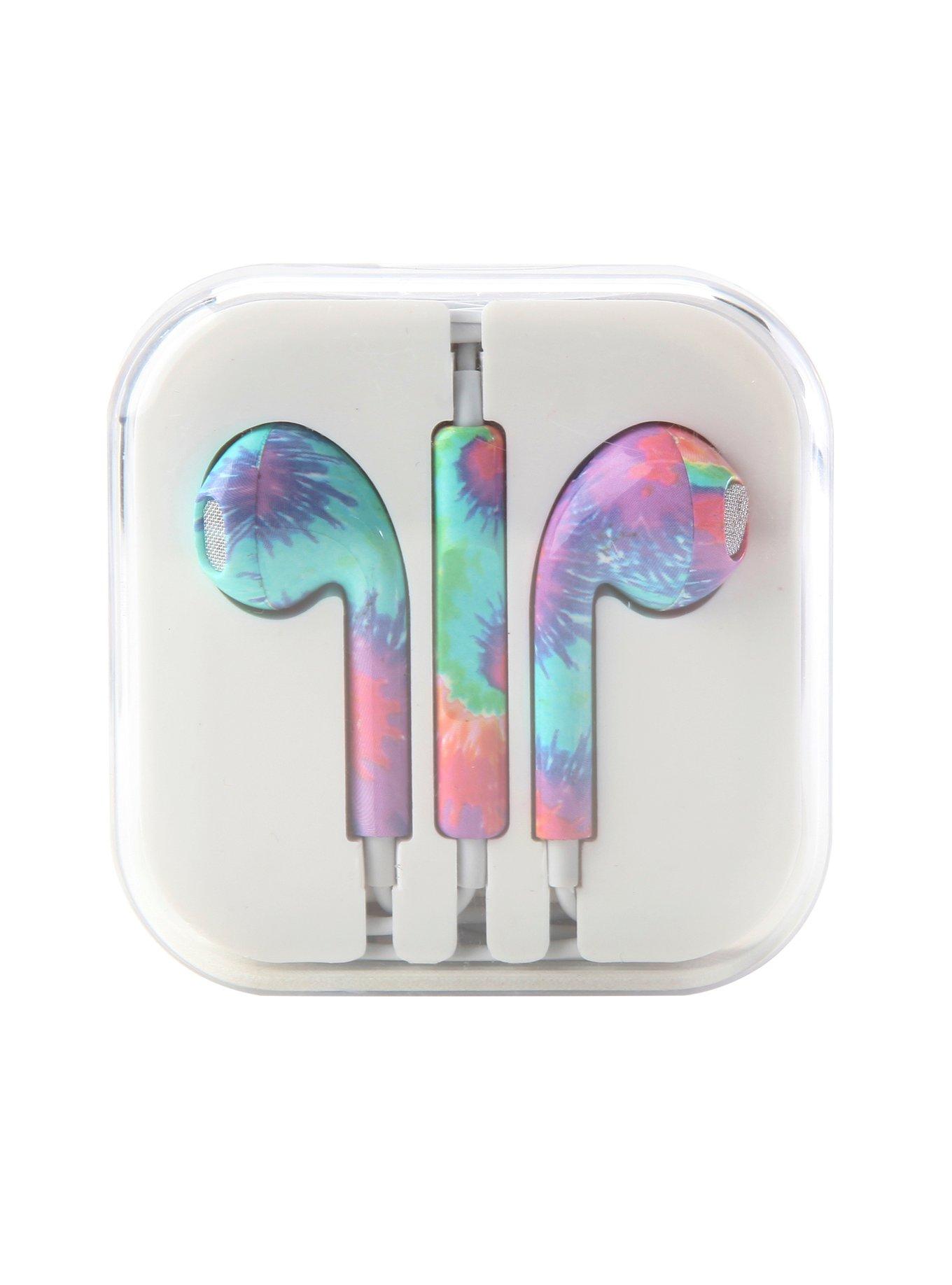 MiCase Pastel Tie Dye Print Earbuds