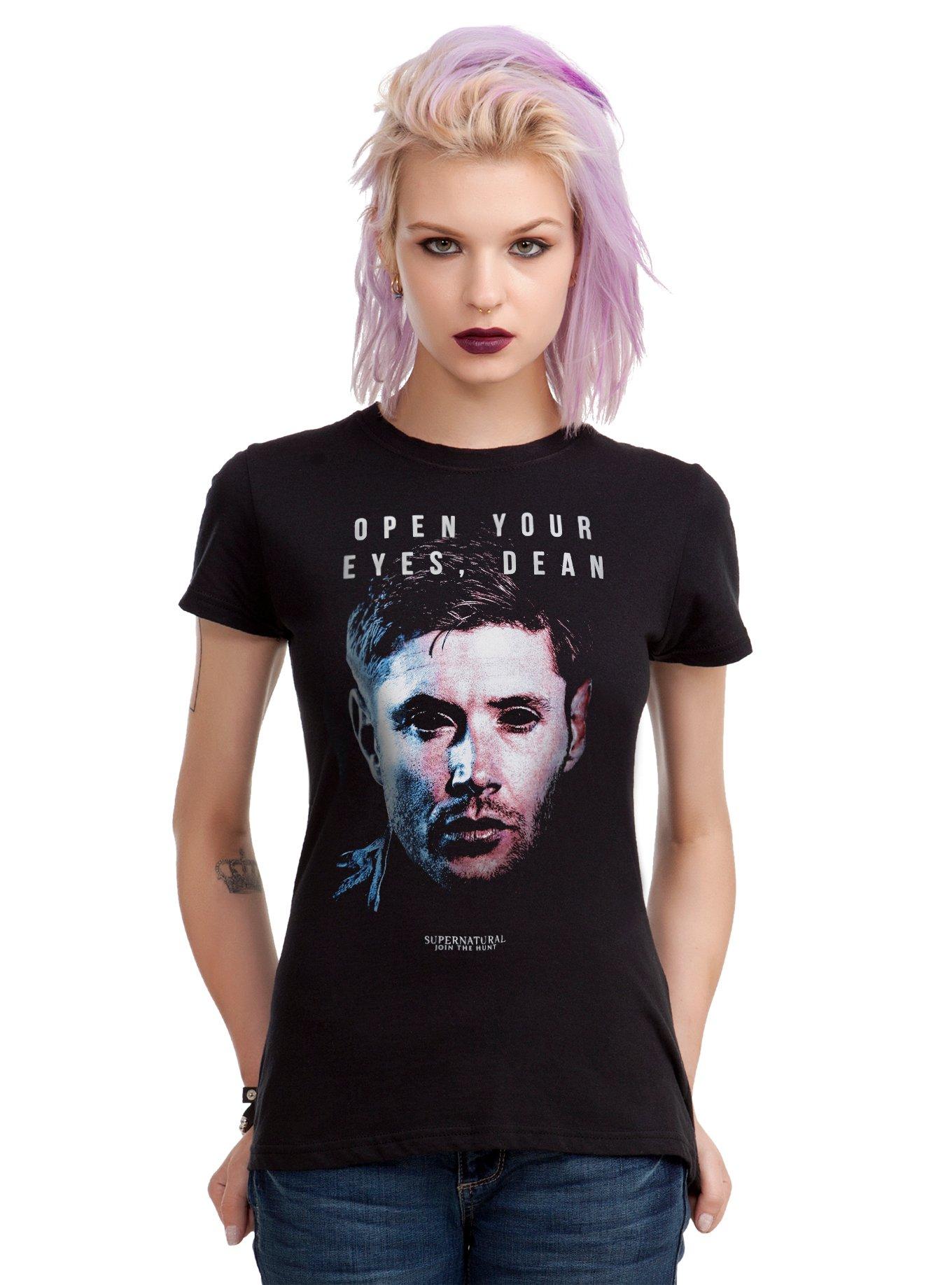 Supernatural Dean Open Your Eyes Girls T-Shirt, , hi-res