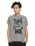 Grumpy Cat No T-Shirt, GREY, hi-res