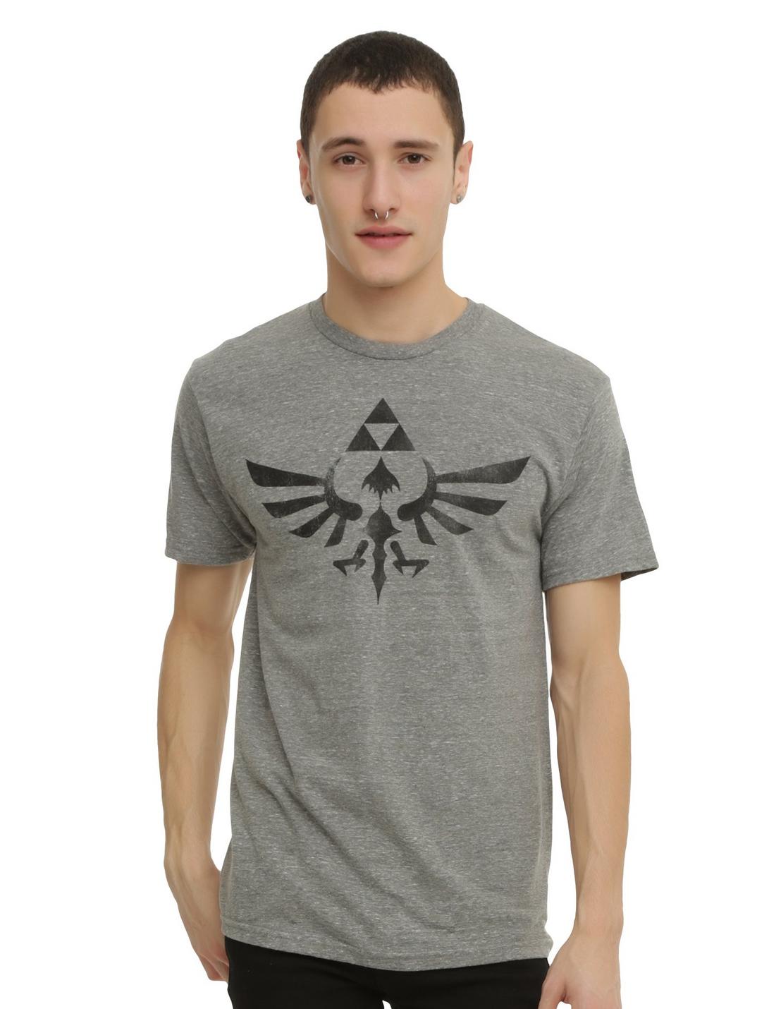 The Legend Of Zelda Triforce Tri-Blend T-Shirt, , hi-res