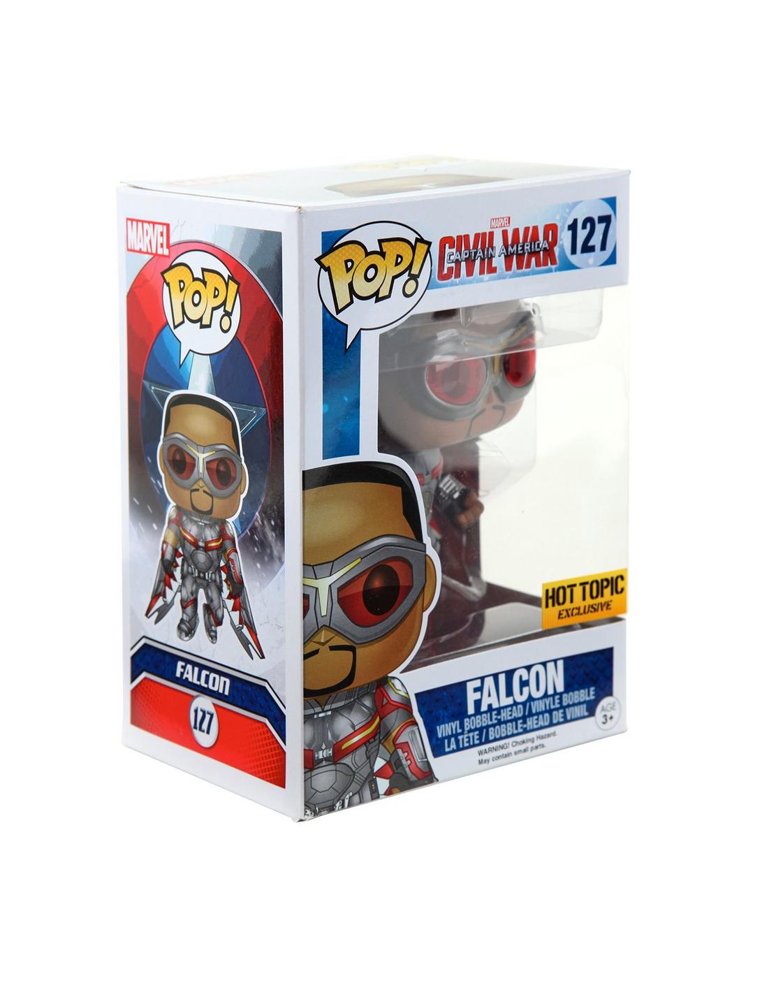 Funko Marvel Captain America: Civil War Pop! Falcon Vinyl Bobble-Head, , hi-res