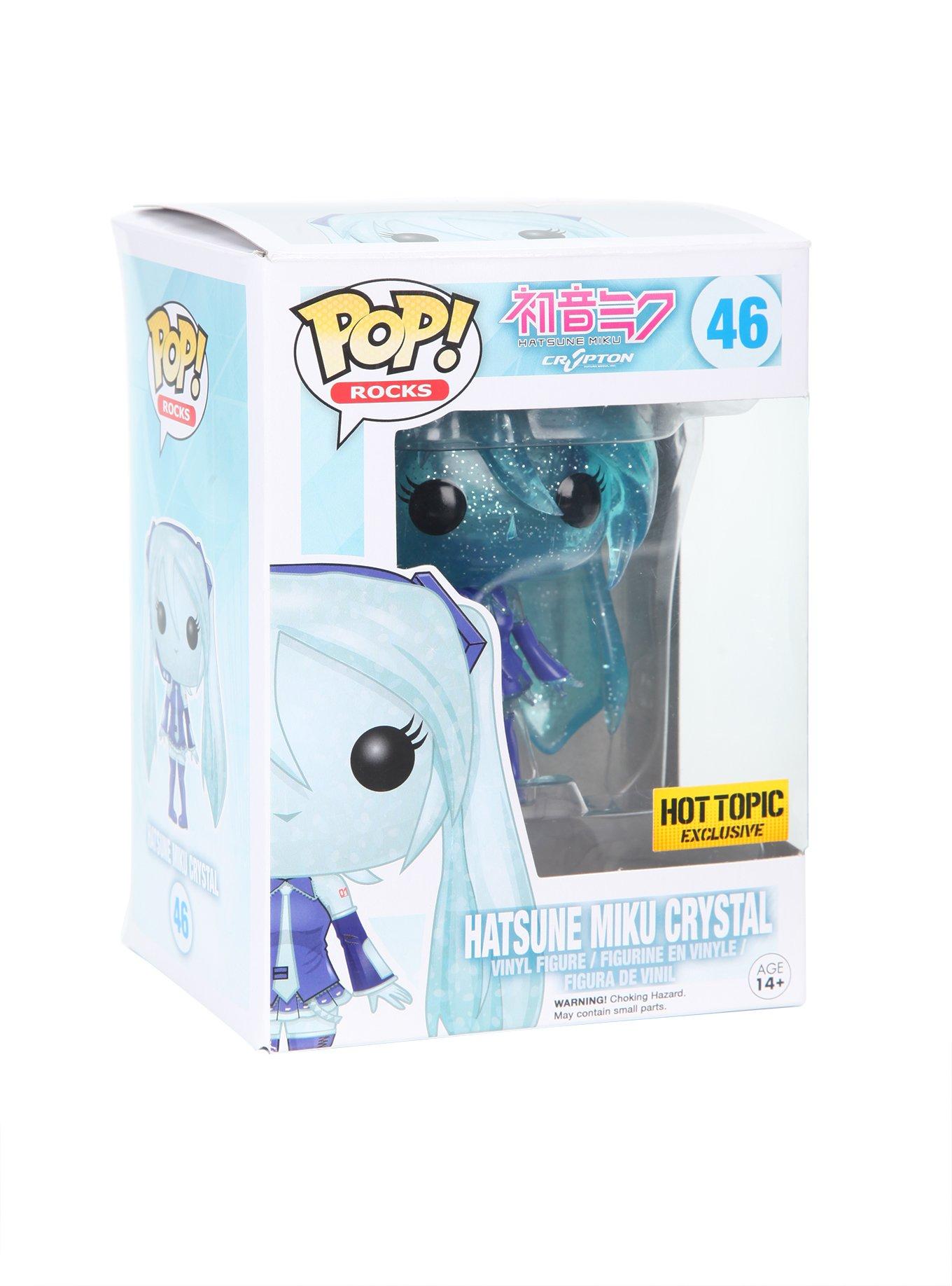 Funko Hatsune Miku Pop! Rocks Hatsune Miku Crystal Vinyl Figure Hot Topic Exclusive, , hi-res