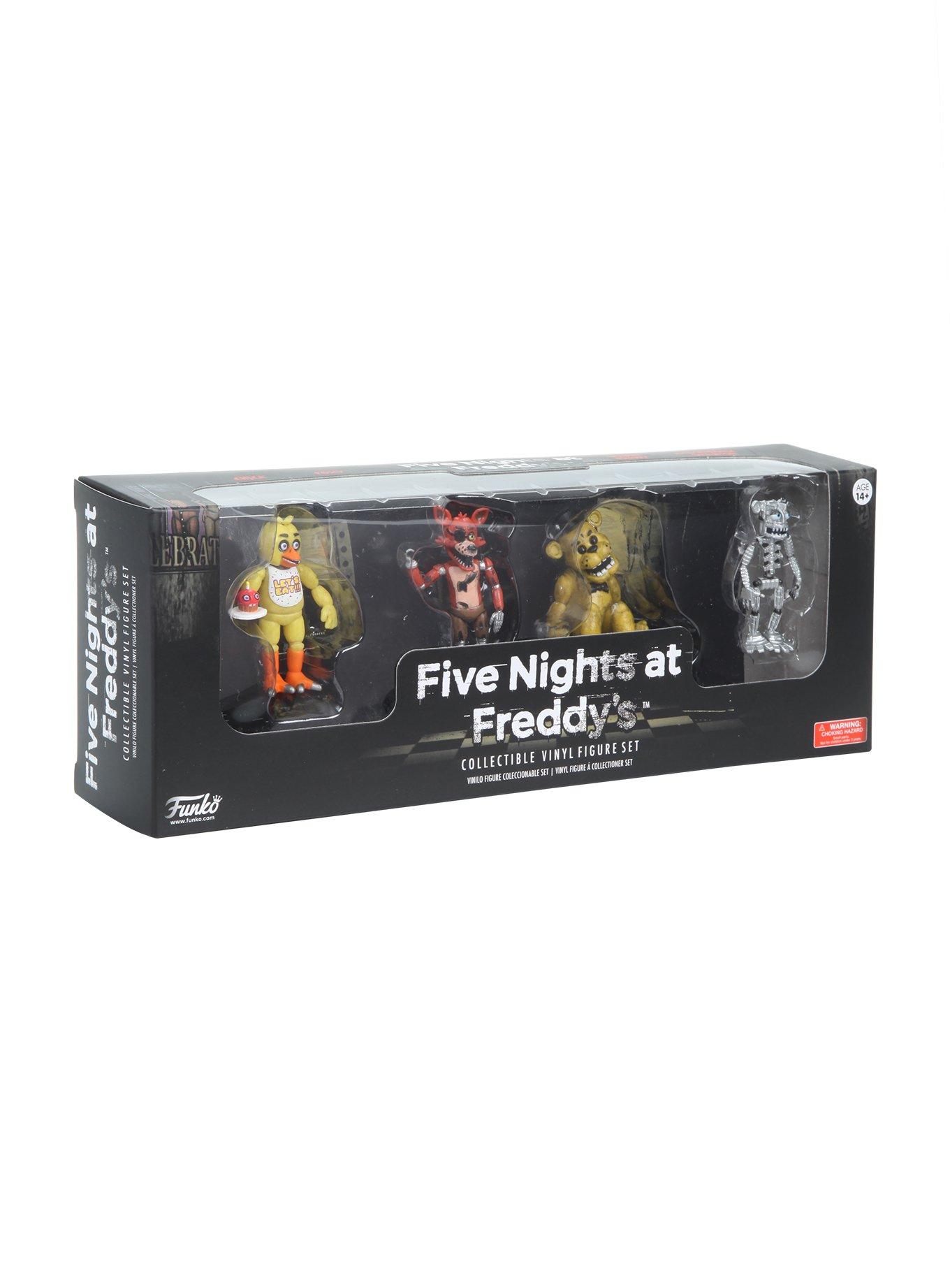 Five nights at freddy's best sale collectible vinyl figure set