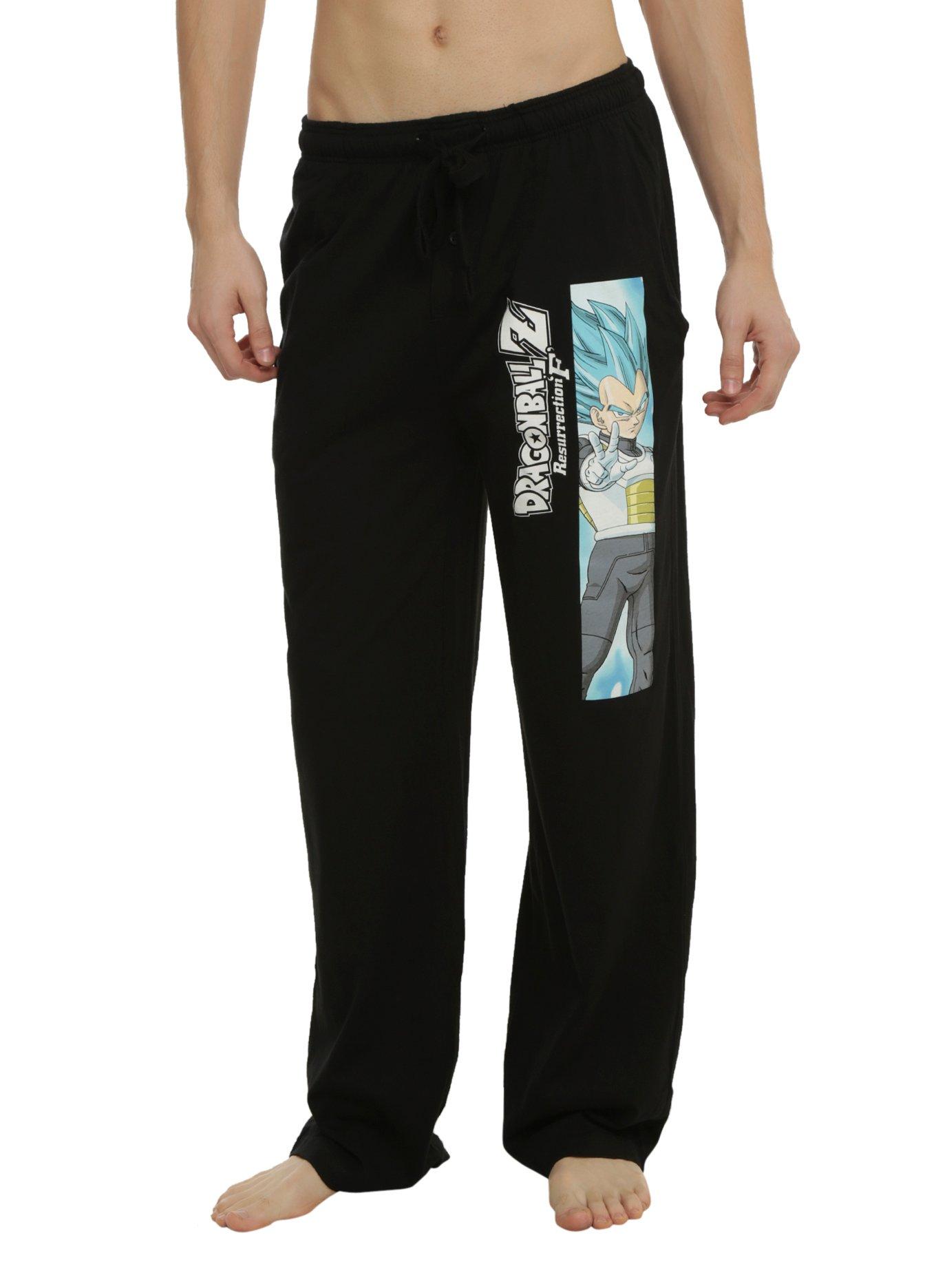 Dragon Ball Z: Resurrection 'F' Vegeta Guys Pajama Pants, BLACK, hi-res