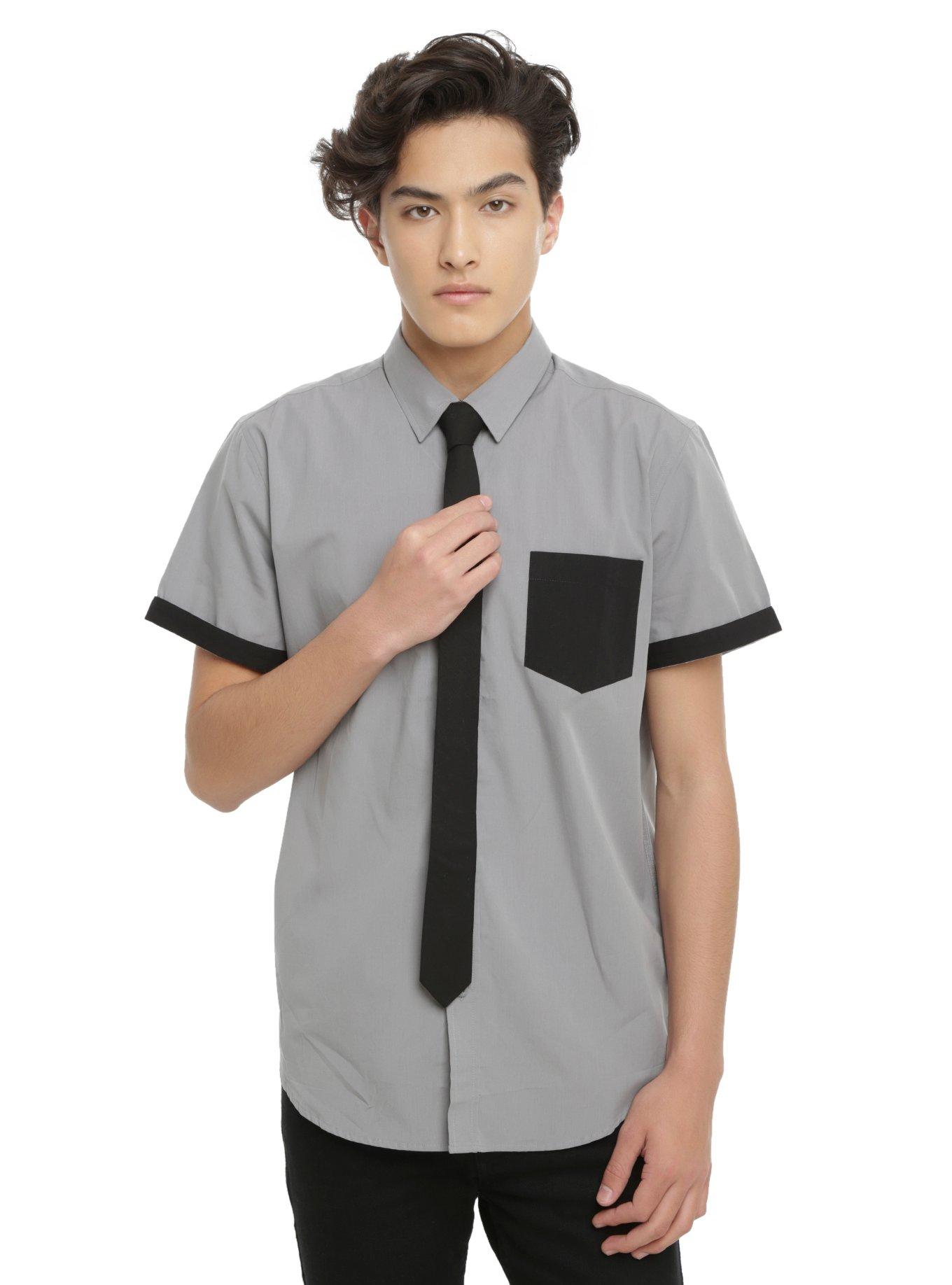 Black Skinny Tie, , hi-res