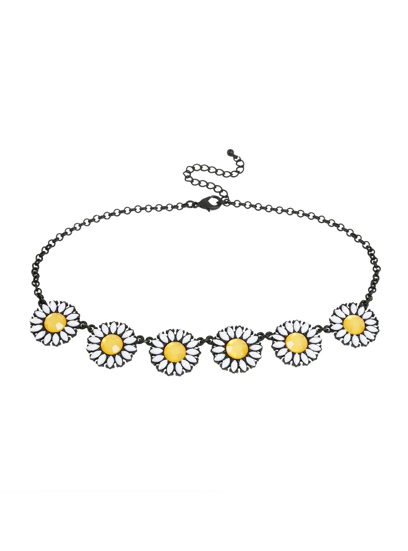 Daisy Choker Necklace, , hi-res