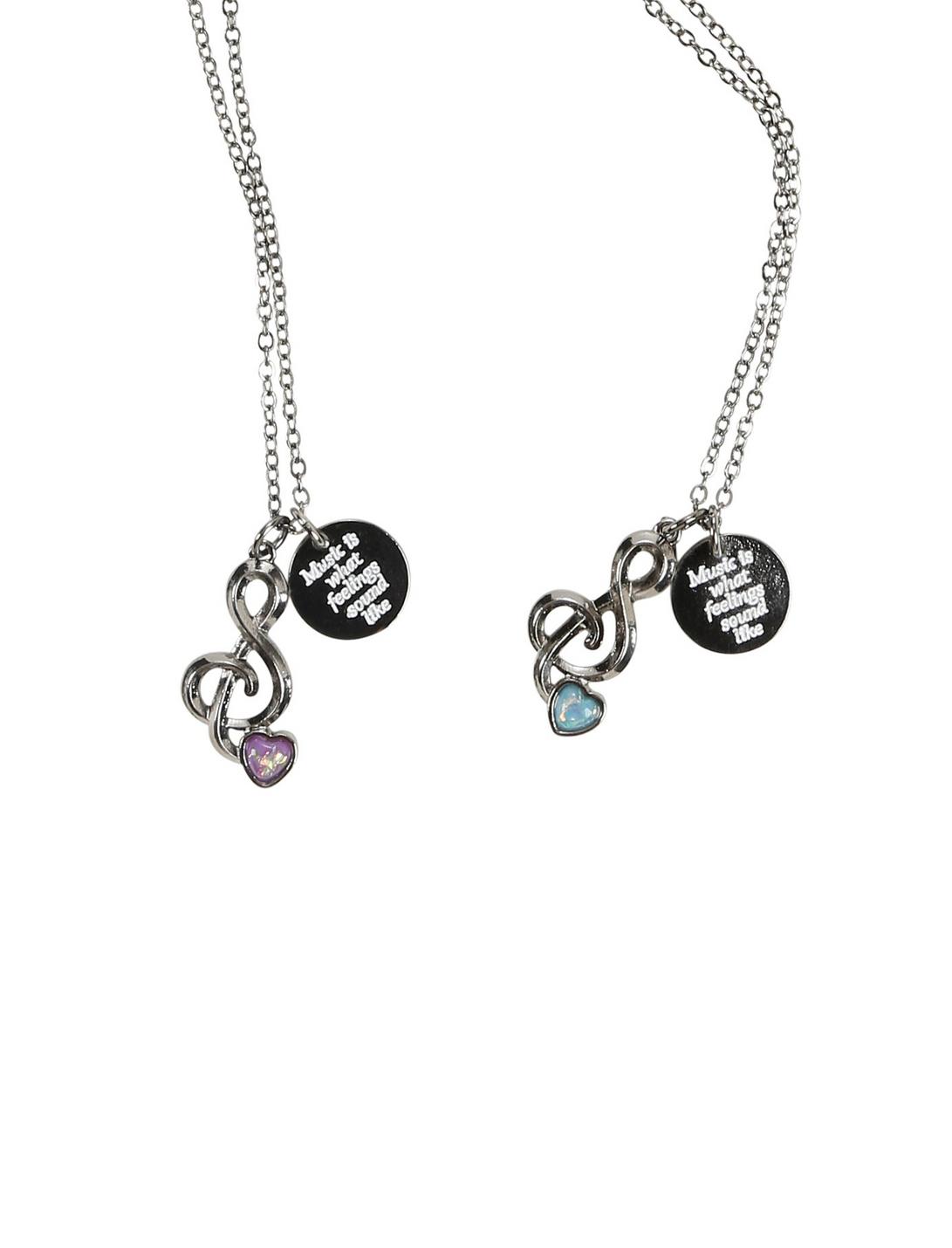Music Feelings BFF Necklace Set, , hi-res