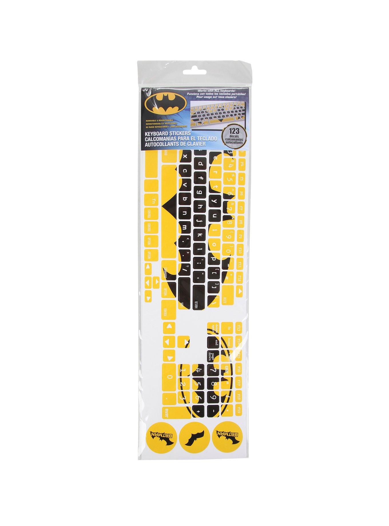 DC Comics Batman Logo Keyboard Stickers, , hi-res