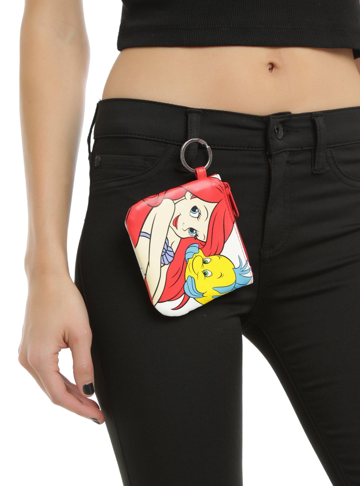 Disney The Little Mermaid Ariel & Flounder Coin Purse Hot Topic