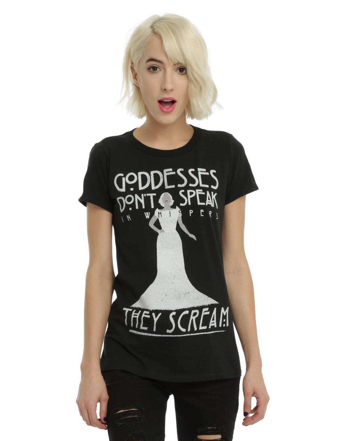 American Horror Story: Hotel Goddesses Scream Girls T-Shirt, BLACK, hi-res