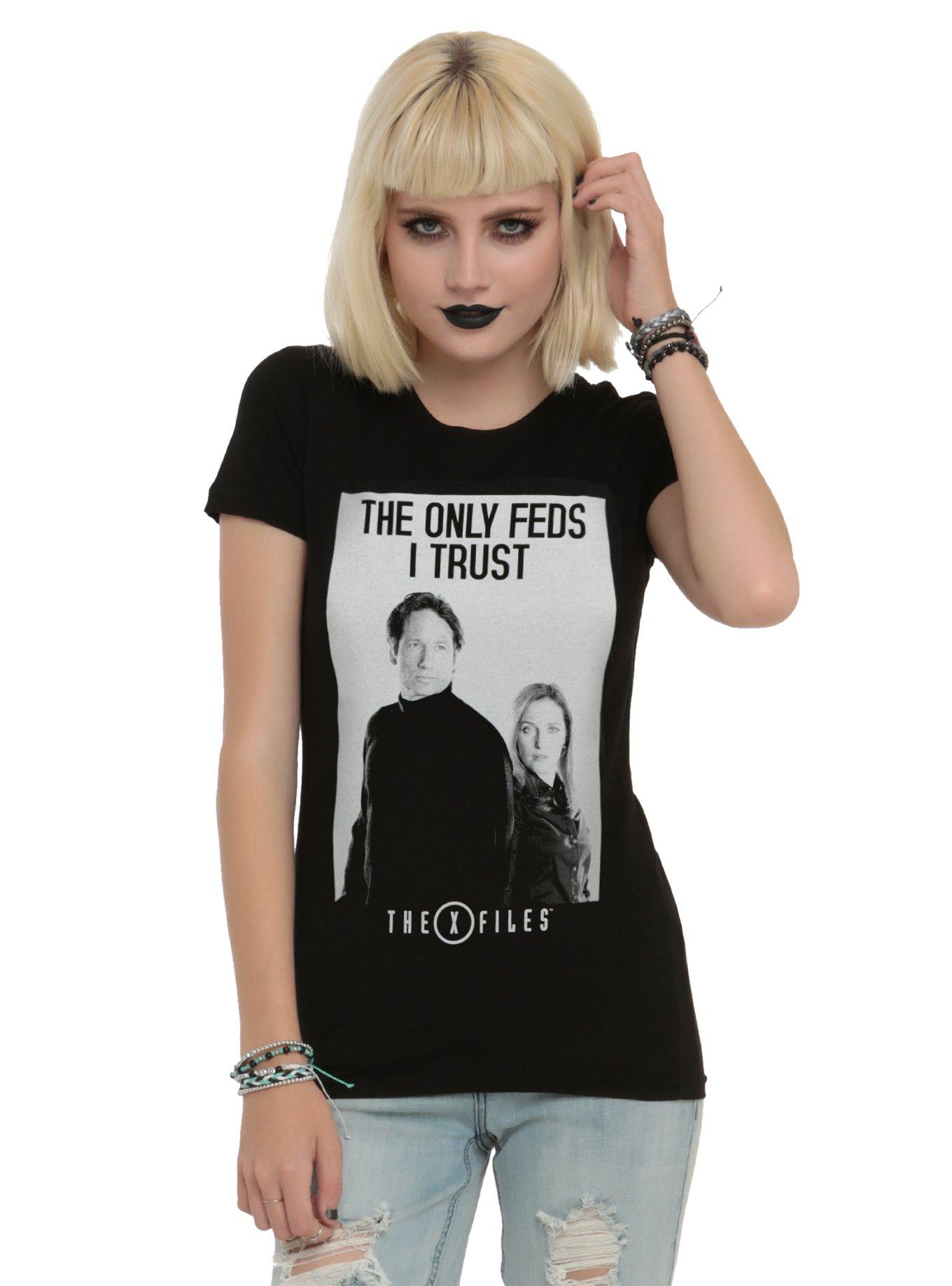 The X-Files Only Feds I Trust Girls T-Shirt, , hi-res