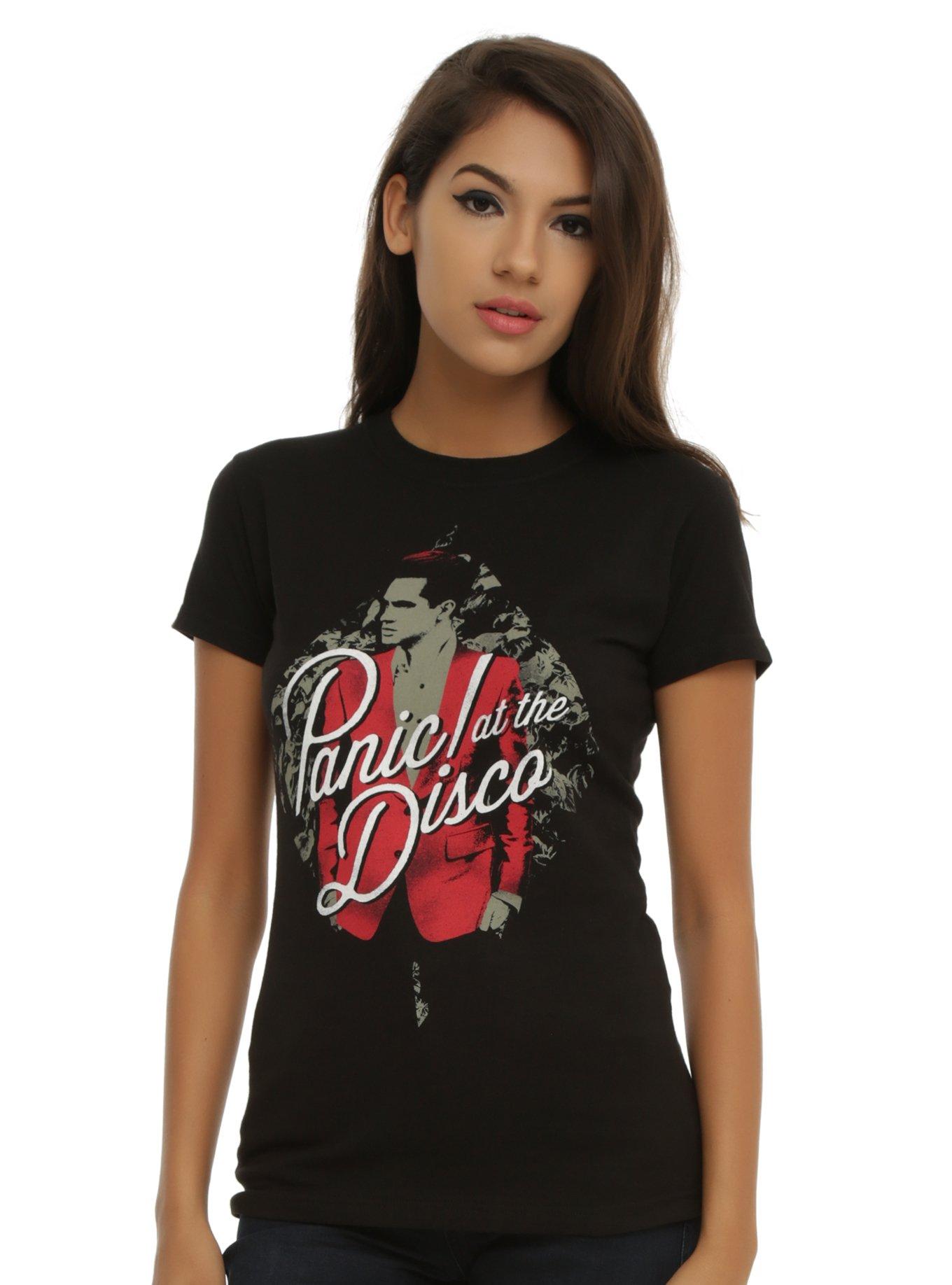 Panic! At The Disco Diamond Red Jacket Girls T-Shirt, BLACK, hi-res