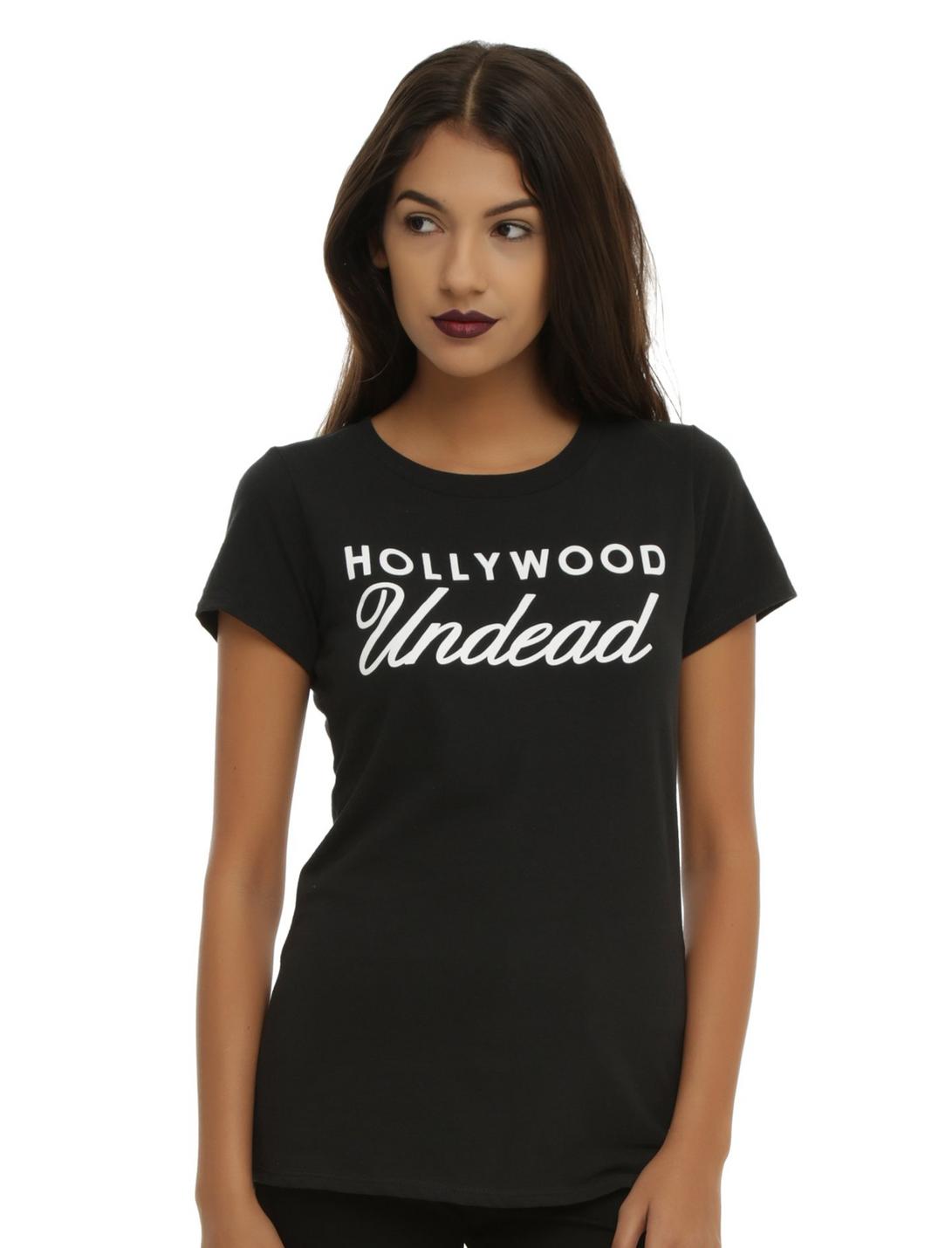 Hollywood Undead Logo Girls T-Shirt, , hi-res
